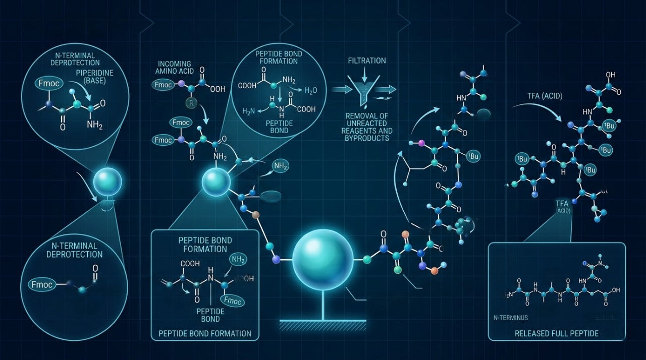 What Is Solid-Phase Peptide Synthesis? A Research Overview